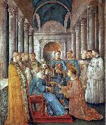 Fra Angelico St Sixtus Ordains St Lawrence oil painting artist